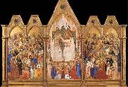 unknow artist The Coronation of the Virgin oil on canvas